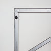 Wood and Metal Hanging Shelf Rack